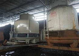 德陽洋誠塑業(yè)有限公司新增1臺50T冷卻塔安裝現(xiàn)場